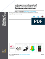 Design and Experimental Results of A Laser-Ignited Solid-Propellant-Fed Magnetoplasmadynamic Thruster