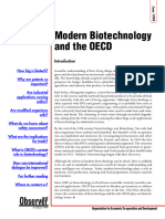 Policy Brief: Modern Biotechnology and The OECD