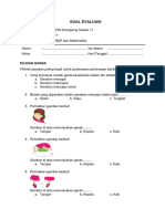 Soal Evaluasi Kelas 2 Tema 4 ST 2