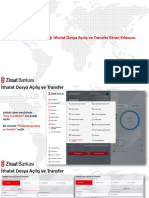 Ithalat Dosya Acilis Ve Tansfer Ekran Kilavuzu