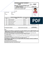 Maharshi Dayanand Saraswati University, Ajmer Admit Card