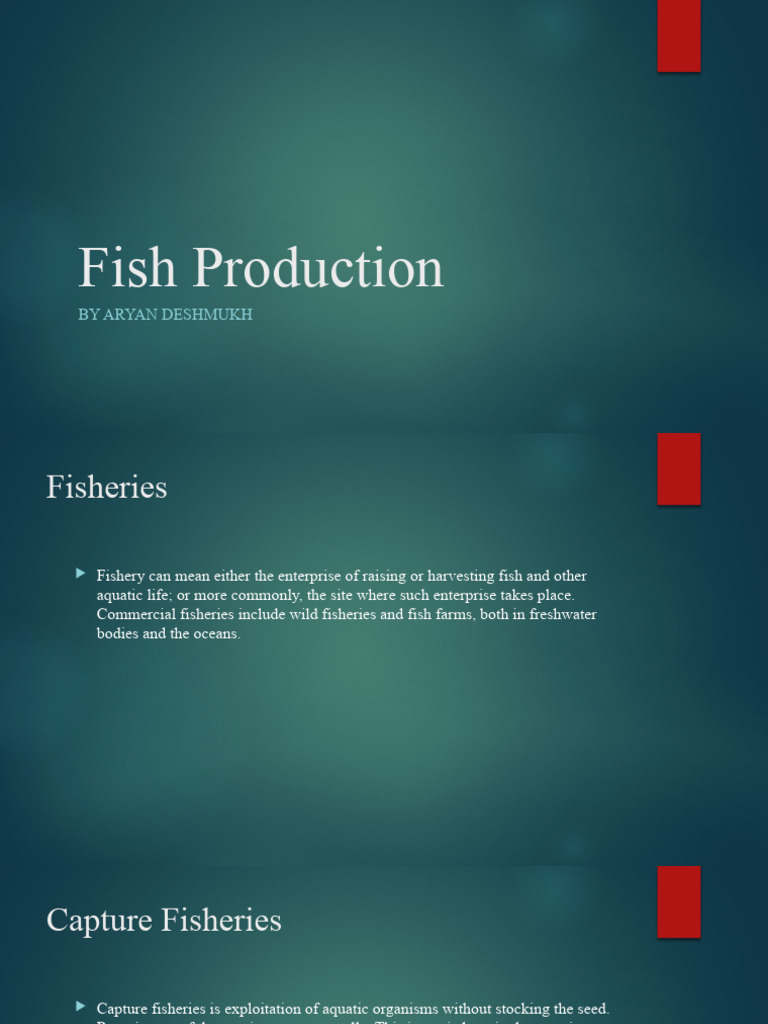 Aryan (Fish Production) | PDF