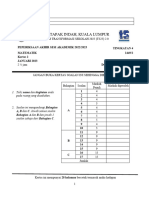 PAT T4 Matematik K2 2022