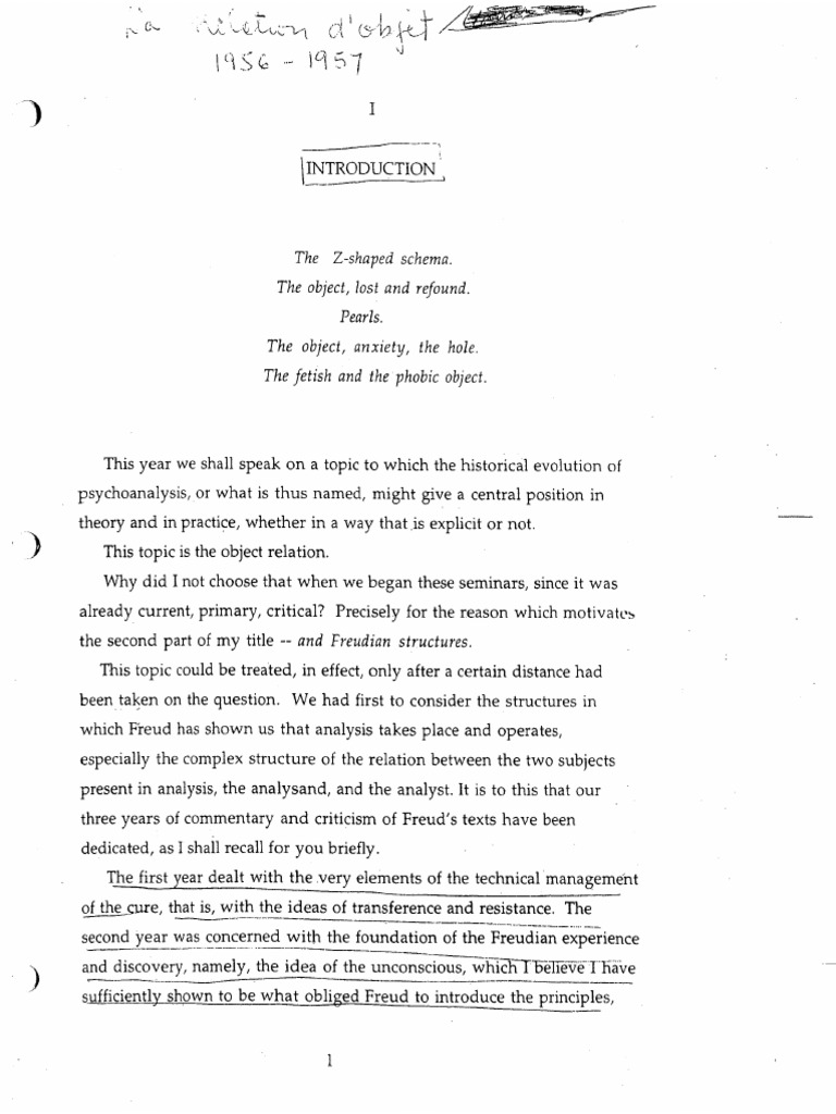 Understanding Privation in Object Relations | PDF | Experience | Psychology