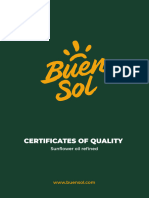 Buen Sol Certificates Removed