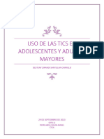 Uso de Las Tics en Adolescentes y Adultos Mayores