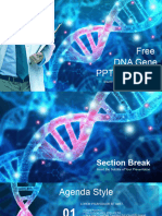 DNA Gene Biotechnology PowerPoint Templates