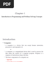 Chapter-1-Introduction Programming and Problem Solving Concepts