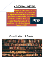 Dewey Decimal System