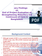 Midwifery-Led Continum of Care - Findings