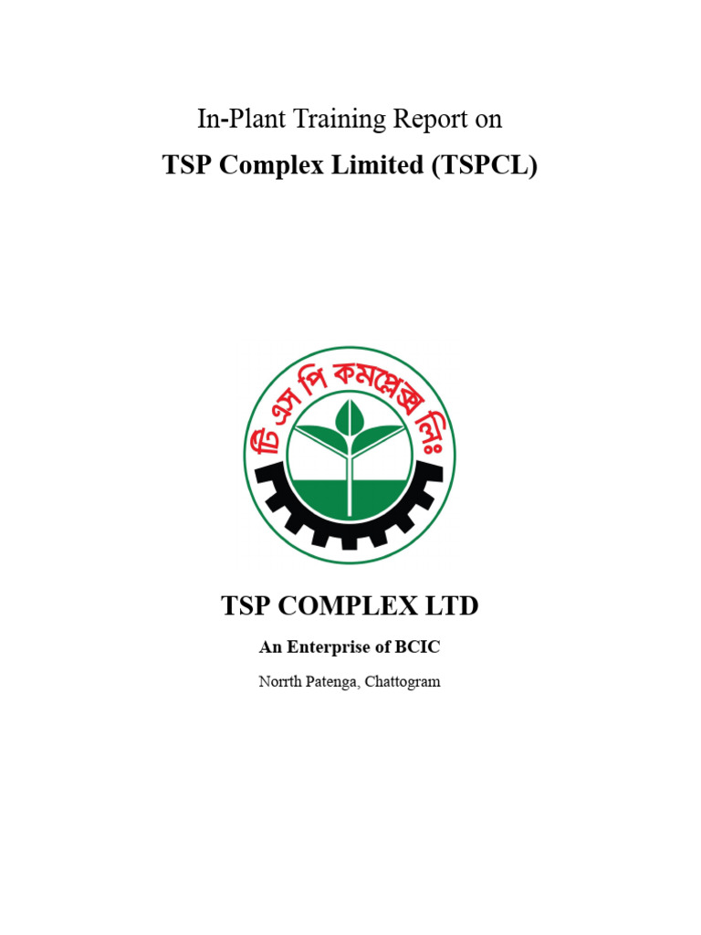 TSP Complex Report1 PDF Mole (Unit) Sulfur