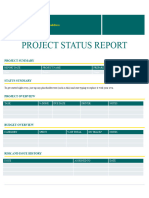 Project Status Template3