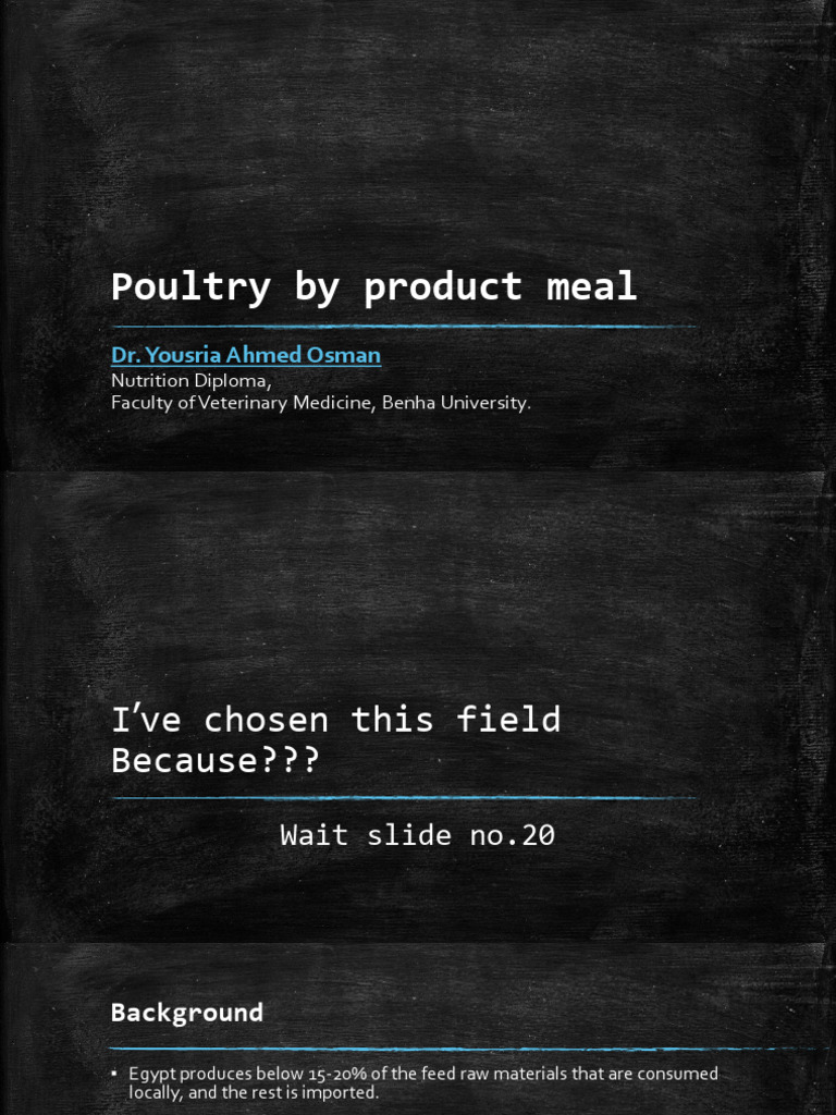 Poultry by Product Meal PDF Cattle Dairy Cattle