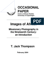(PRIORITY FOR METHODS AND THEORY) Missionary Photography Thompson