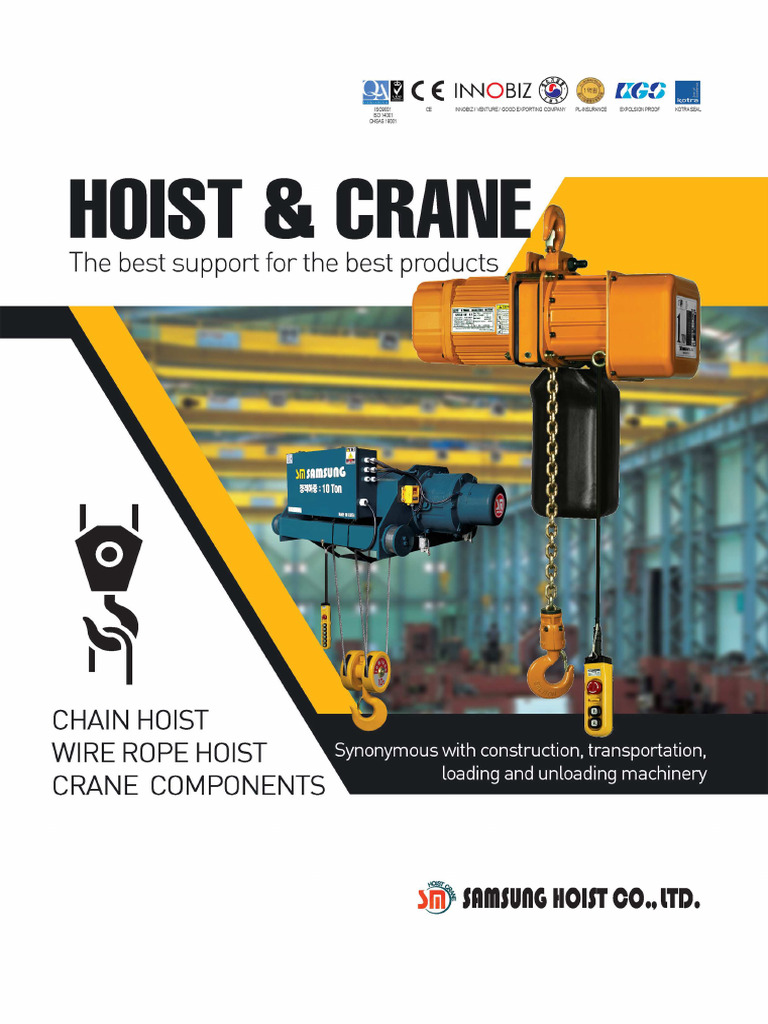 Catalog Samsung Hoist PDF