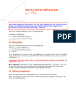 Term S Etude de Suites Recurrentes