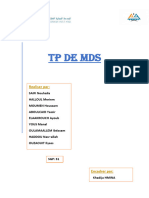 Rapport TP Mds 1