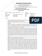 Soal Uts Mata Kuliah Dasar - Dasar Jurnalistik (A3)