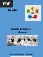Sensory Evaluation Panelist Training Guide | PDF | Perception | Odor