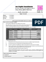 FST-22 (30-11-2023) (E+h) Paper