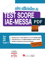 Integrale Annales Officielles Score Iae Message Extrait