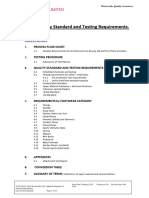 Footwear Quality Standard and Testing Requirements.