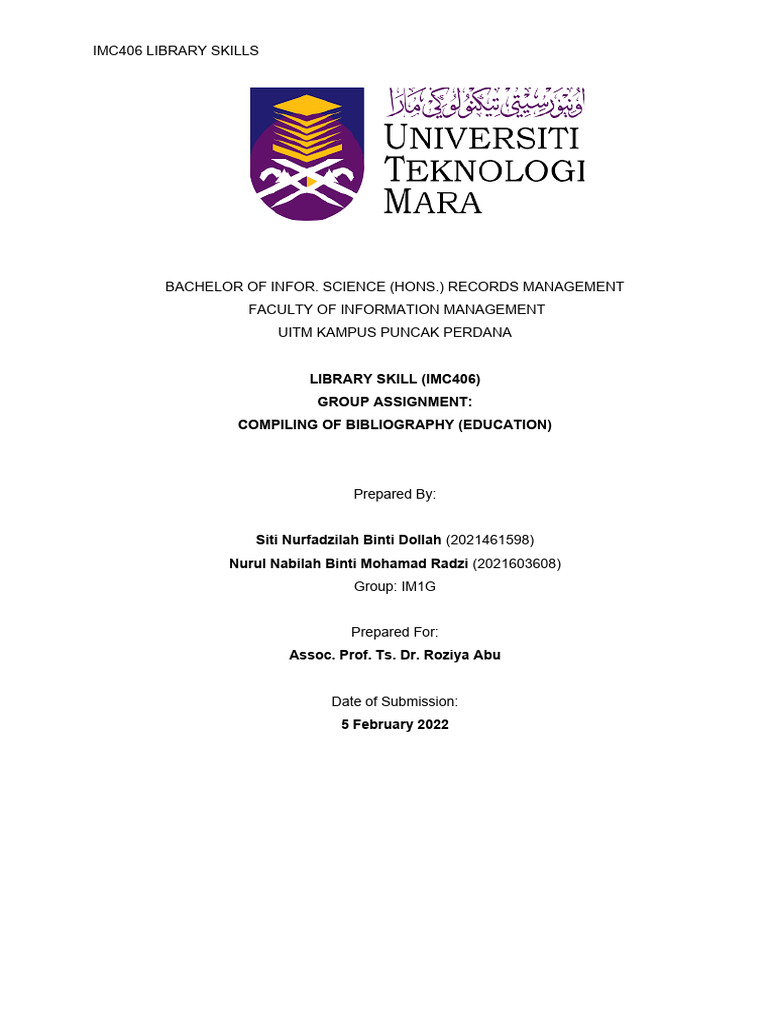 Assignment 3 Compiling | PDF | Citation | Bibliography
