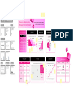 CRM Dashboard Team Whiteboard in Pink Black Tactile 3D Style