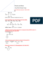 Alcohols Phenols Ethers