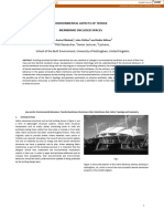 Environmental Aspects of Tensile Membrane Enclosed Spaces