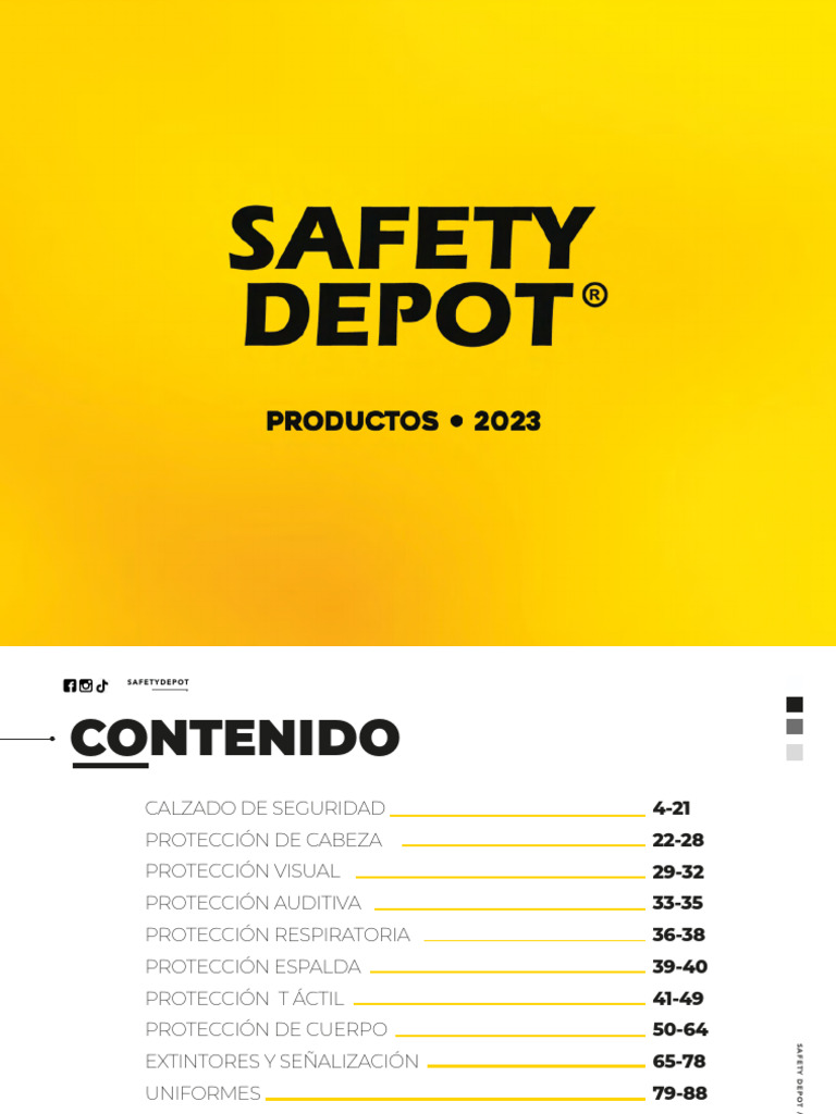 Catalogo Safety Depot 2023 PDF Calzado Bota