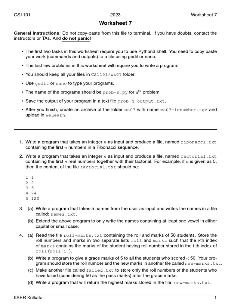 ws07 Group3 | PDF | Computer File | Text File