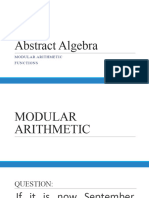 Topic 3 - Modular Arithmetic