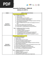 MYP 4 - Syllabus-Midterms