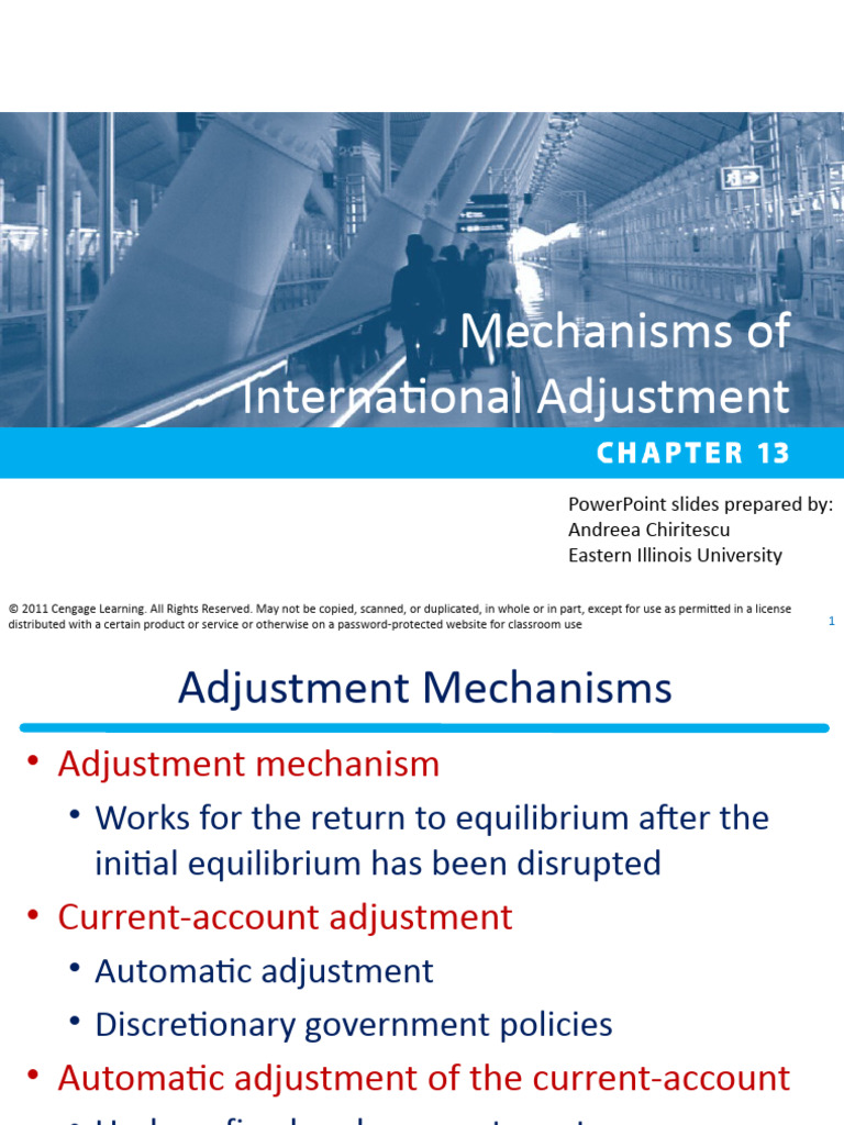 Automatic Adjustment Mechanisms Explained | PDF | Balance Of Payments ...
