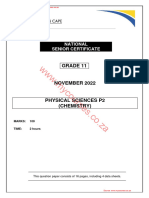 Phys Sciences p2 Gr11 QP Nov2022 English