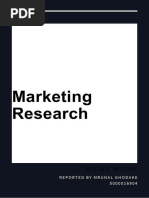 Mrunal Ghodake - Marketing Research