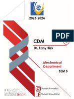 CDM (Slides + TD)