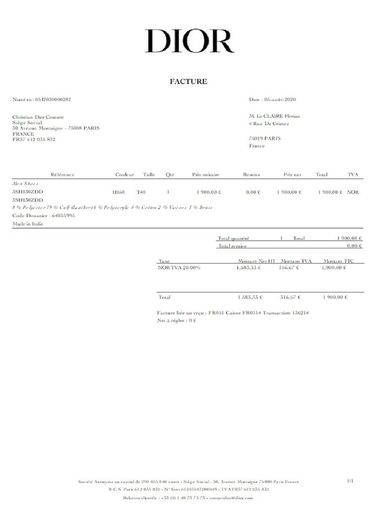 Dior PDF | PDF