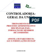 Apostila de Pareceres Da AGU