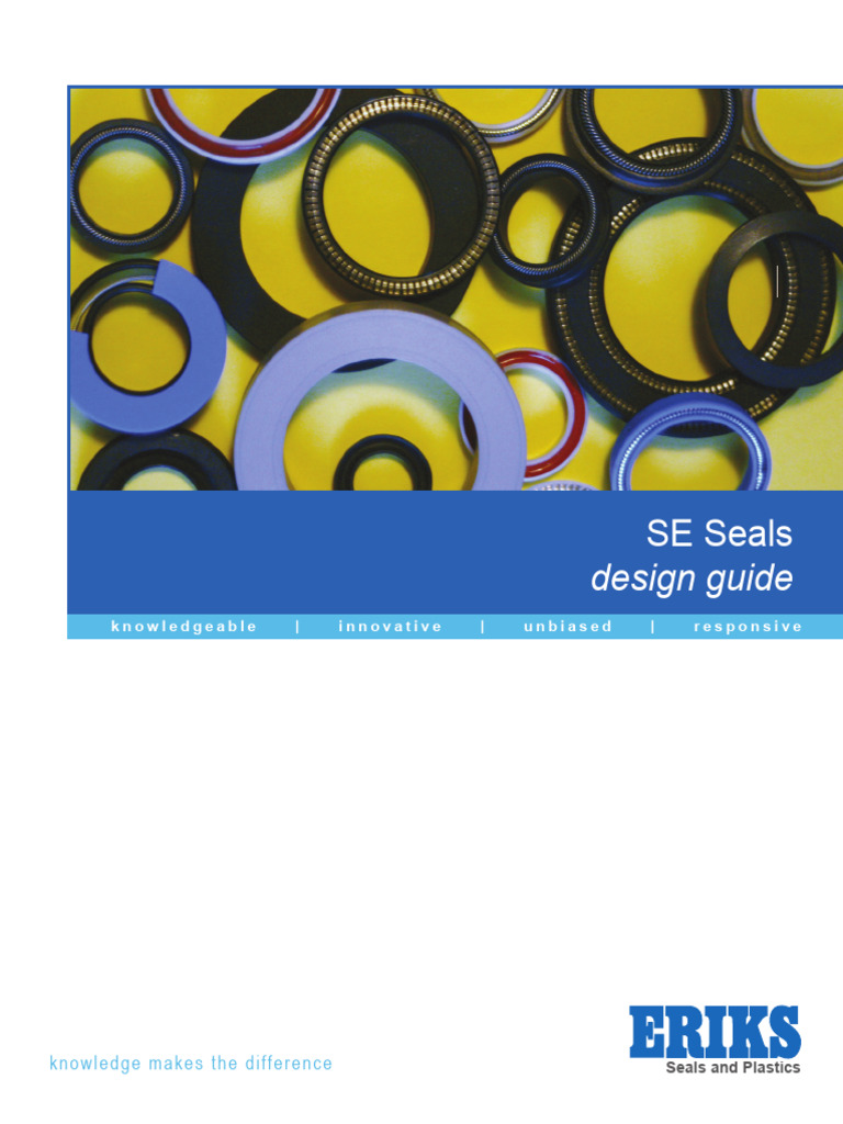 Catalog Spring Energized Seals PDF Pressure Logistics