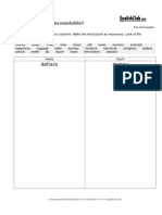 EC Grammar Countable Uncountable PI With KEY