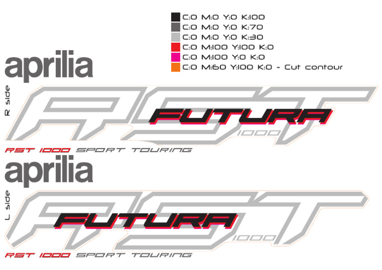 Sticker Aprilia RST Futura | PDF