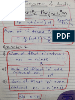 Sequence and Series