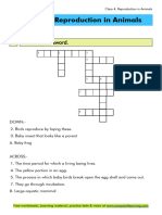 Science Worksheet Reproduction in Animals Class 4 C