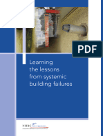 Learning The Lessons From Systemic Building Failures