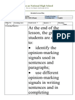 Grade 7 Lesson Plan Q2W2