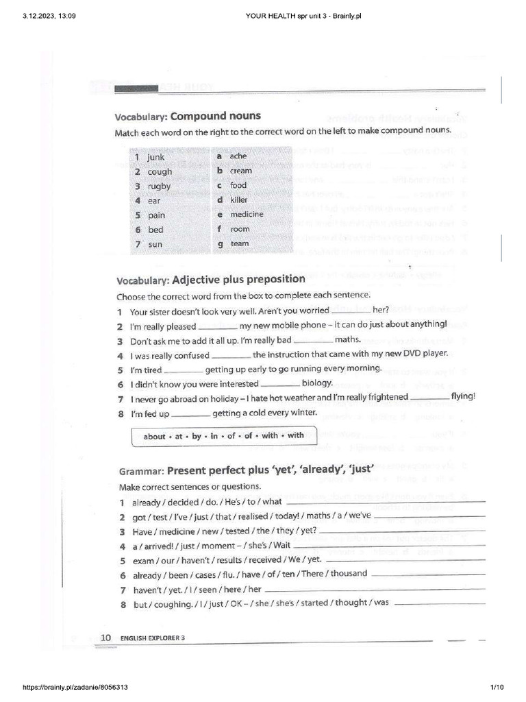 Health Unit 3-2 | PDF