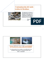 BLOQUE 4 PPT Contaminación Del Suelo. Gestion de Residuos