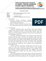 Telaah Staf Permintaan Pengadaan Mesin Genset